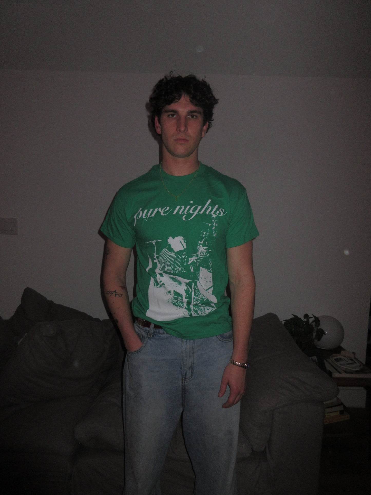 GREEN PURE NIGHTS TEE